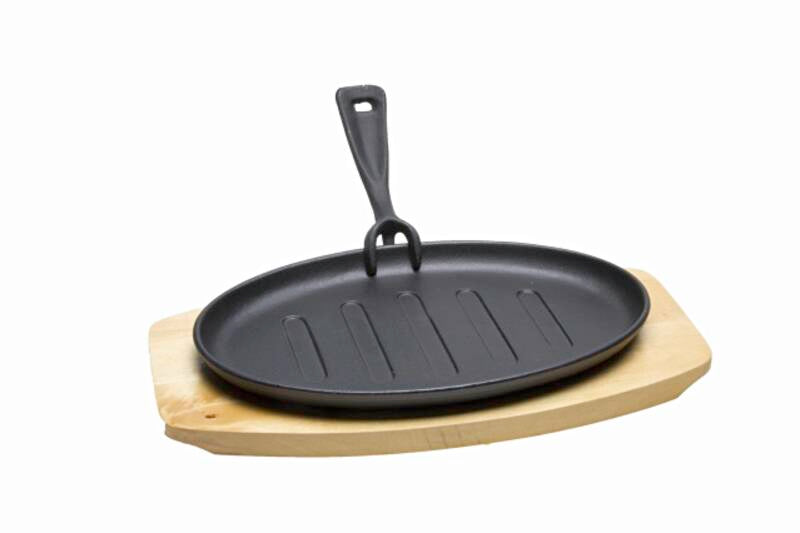Hot Plate mit Holzteller