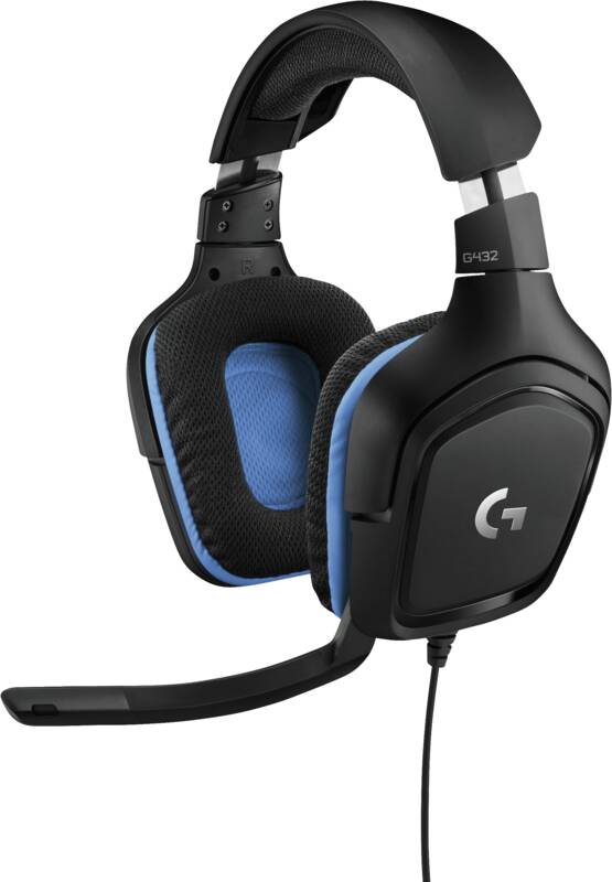 G432 Wired 7.1 Surround Gaming Headset Schwarz