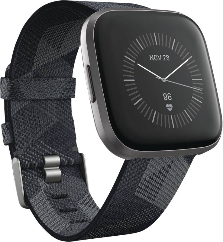Versa 2 SE (NFC), Alu, rauchgraues Armband