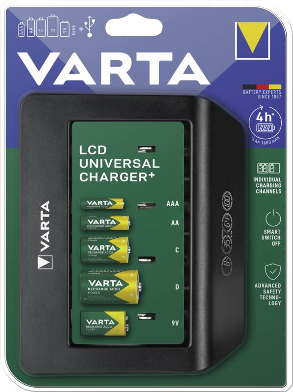 LCD Universal Charger+