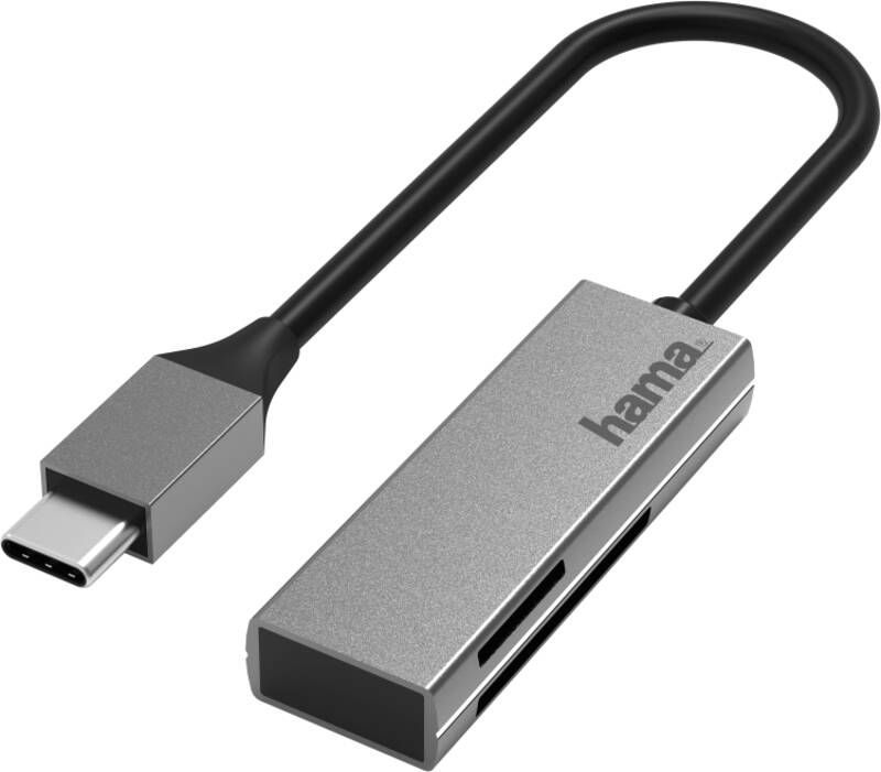 200131 USB-C-Kartenleser, SD/microSD, Slim