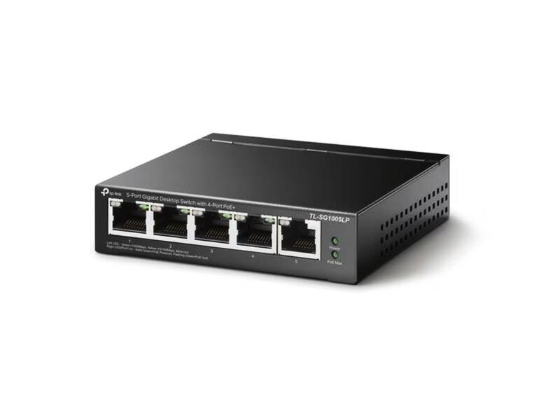 TL-SG1005LP 5-Port-Gigabit-Desktop-Switch mit 4-Port-PoE+