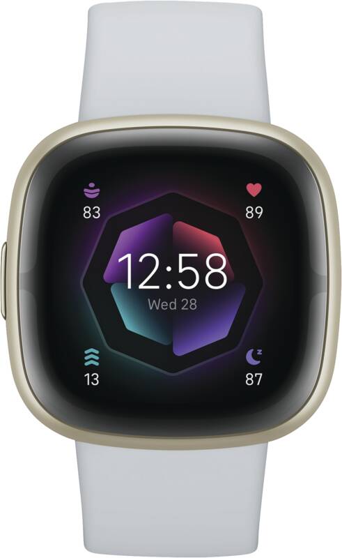 Sense 2, Aluminium, nebelblaues Armband