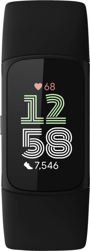 Charge 6, obsidianfarbenes Armband