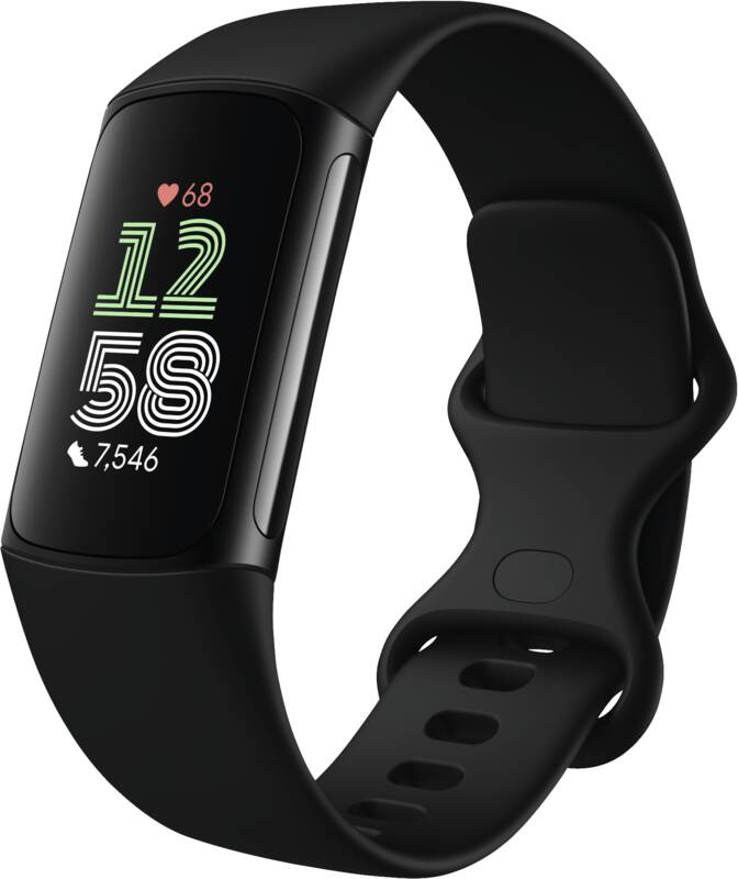 Charge 6, obsidianfarbenes Armband