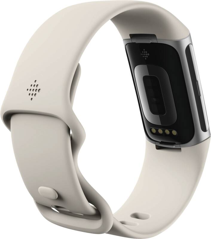 Charge 6, porzellanfarbenes Armband