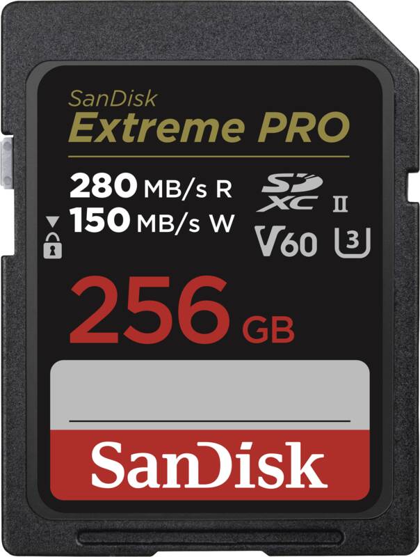 Extreme PRO SDXC 256GB V60