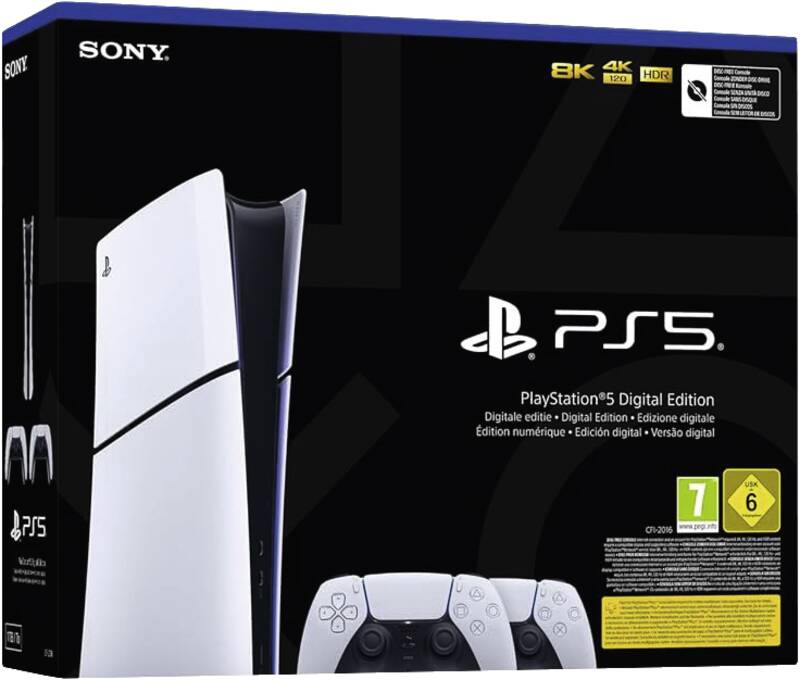 PS5 Slim digital inkl. 2 Dualsense Wireless Controller