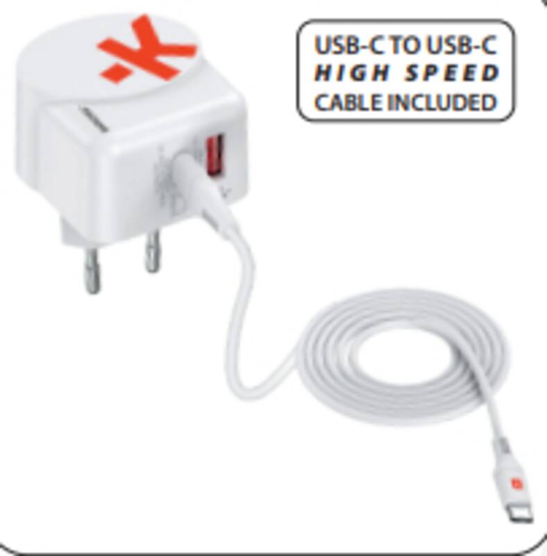 Euro USB Charger AC65PD