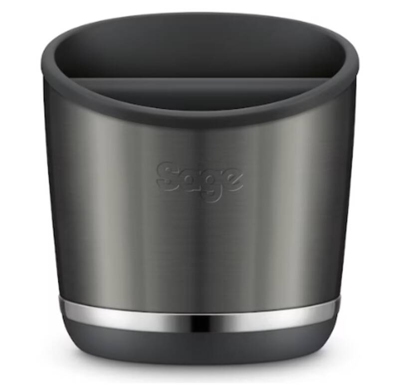 the Knock Box 20- Black Stainless Steel
