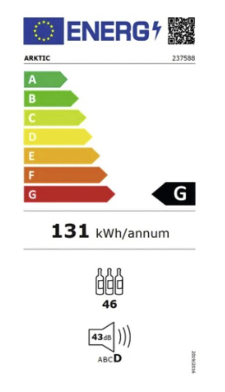 Arktic, 133 Liter, 46 Flaschen