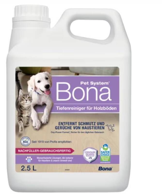 Pet System Tiefenreiniger für Holzböden Nachfüllkanister 2.5