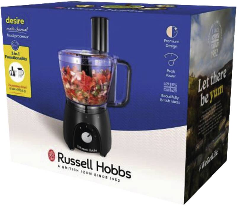 Matte Charcoal Food Processor