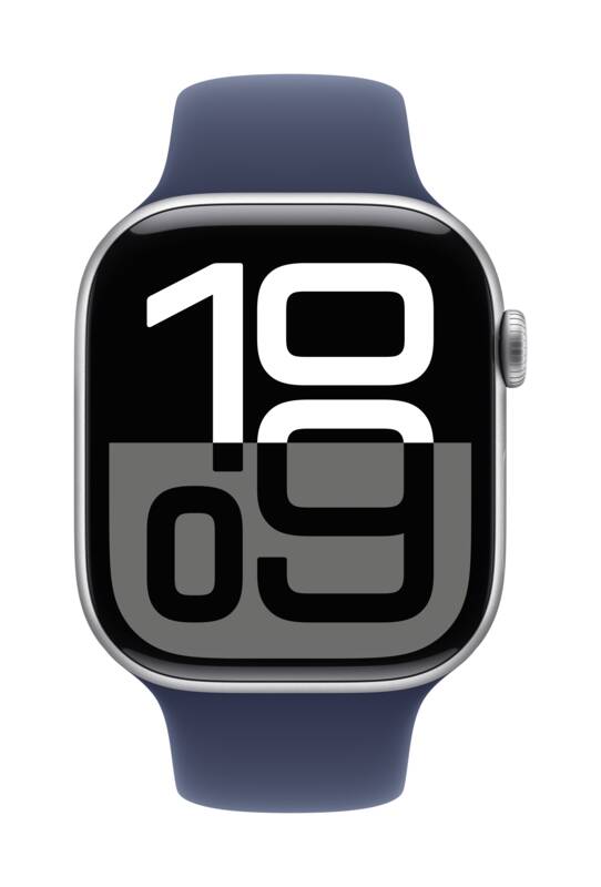 Watch Series 10 GPS, 46mm, Alu, Gr. M/L, denimfarbenes Armba