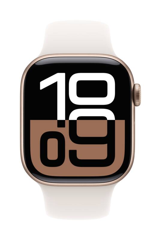 Watch Series 10 GPS + Cellular, 42mm, Alu, Gr. S/M, blassros