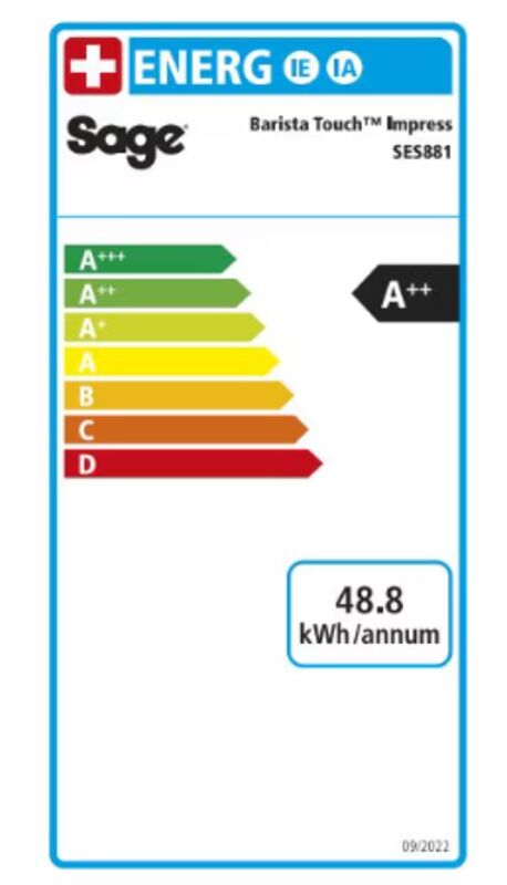 the Barista Touch Impress™ Black Stainless Steel