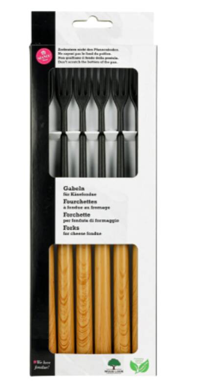 Käsefondue - Gabeln "wood"