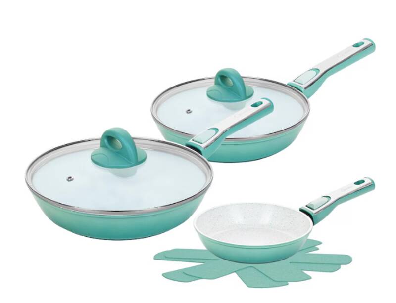 Cerafit Revolution 7tlg. Weiss,Türkis