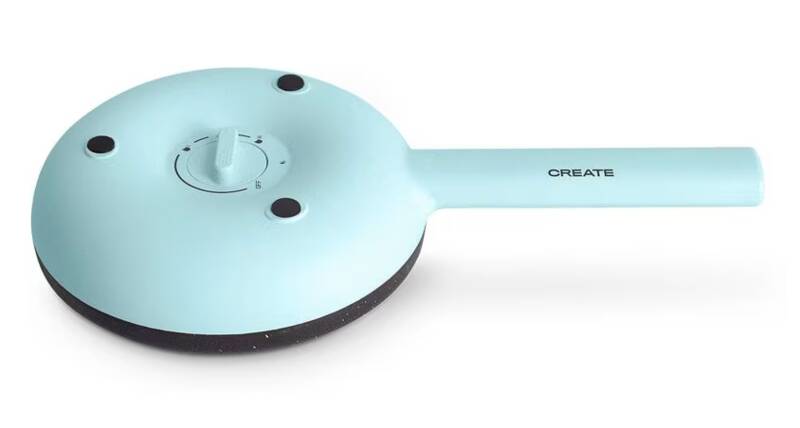 Creppmaschine Pastelblau