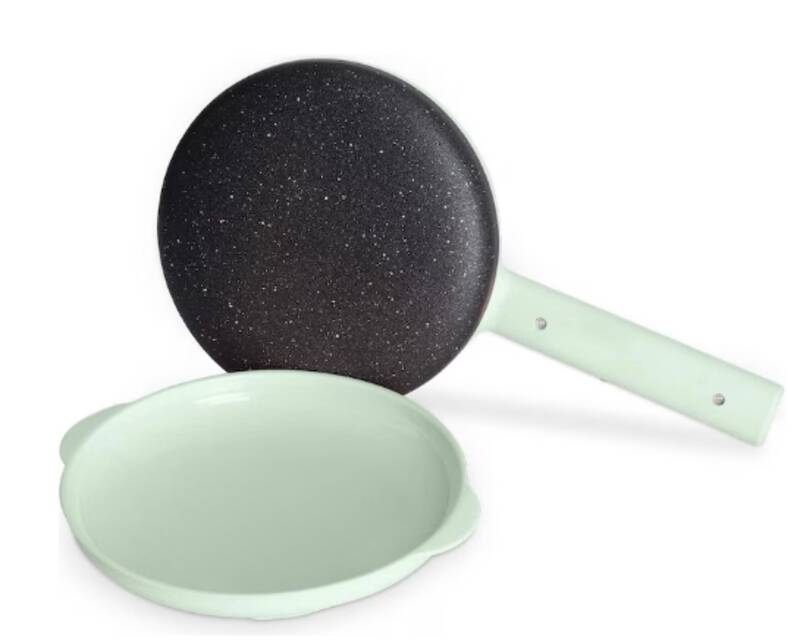 Creppmaschine Pastelgrün
