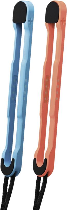 Joy-Con 2-Handgelenksschlaufen-Paar (hellblau/hellrot) (Swit