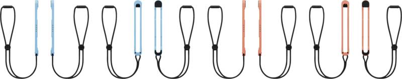 Joy-Con 2-Handgelenksschlaufen-Paar (hellblau/hellrot) (Swit
