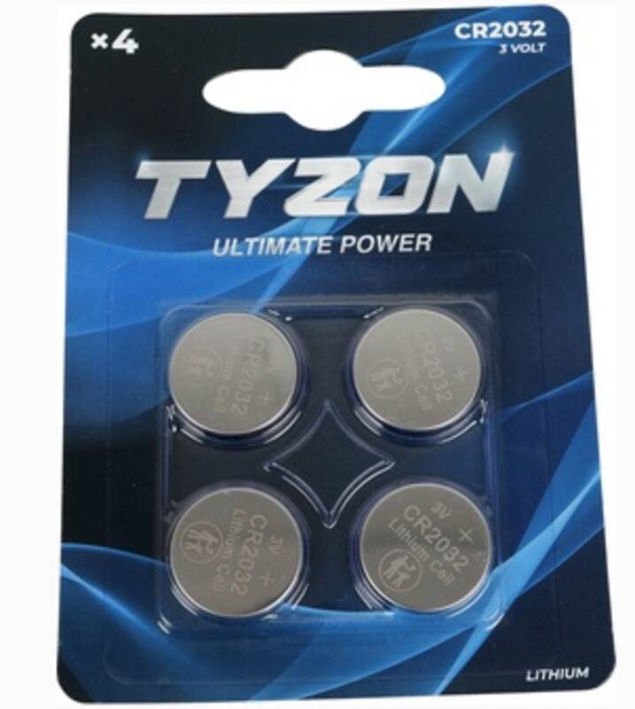 CR2032-Lithium-Batterien 4er-Pack
