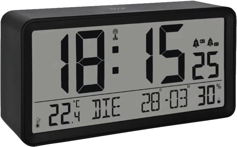 Tisch oder Wanduhr, Schwarz