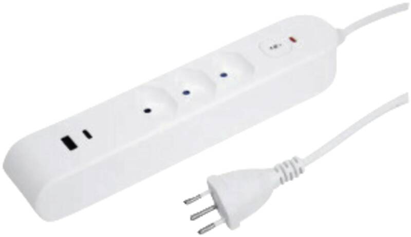 IQ PRO 3xT13 + 1xUSB-A 18W + 1xUSB-C PD 20W 3m ws