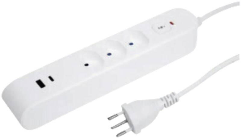 IQ PRO 6xT13 + 1xUSB-A 18W + 1xUSB-C PD 20W 3m ws