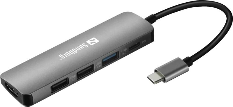 USB-C Dock HDMI+3xUSB+PD 100W