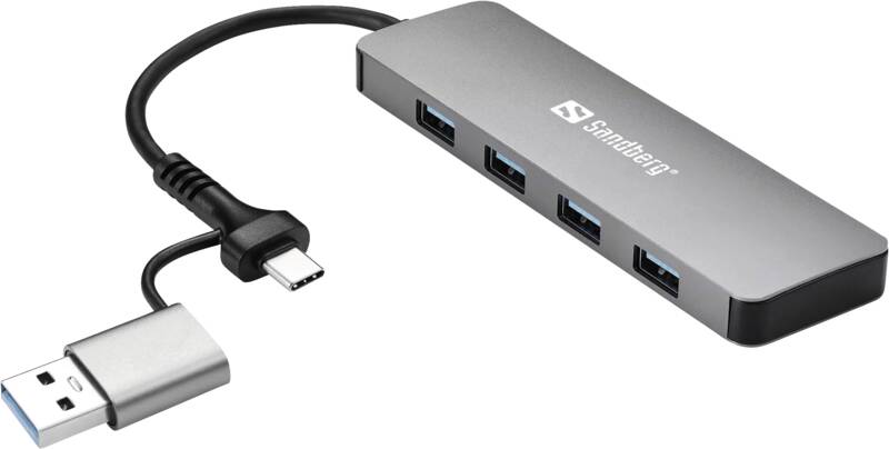 USB-C/A to 4xUSB 3.0 Hub