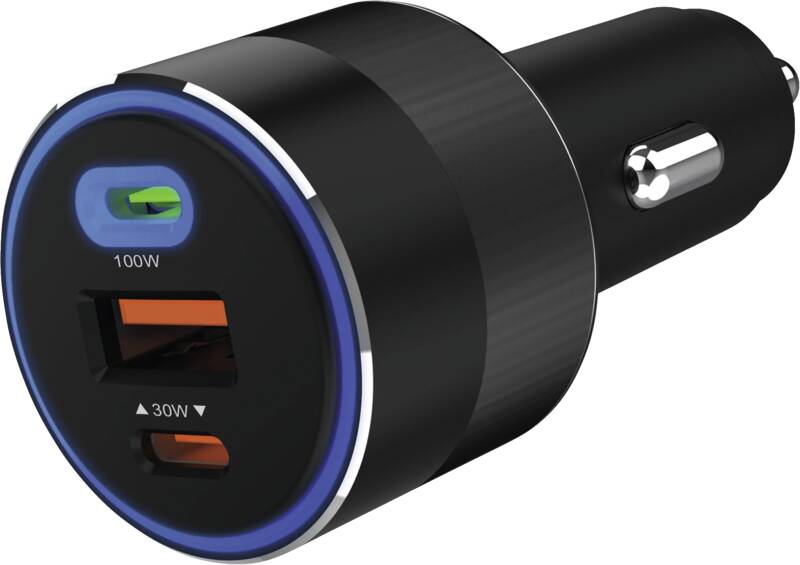 Car Charger 3in1 130W USB-C PD