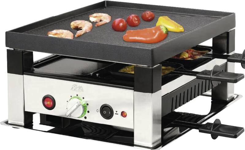 4 in 1 Raclette & Pizza Grill for 4 (7910)