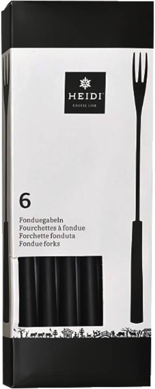 G.6Stk. Fondueg. PP schwarz