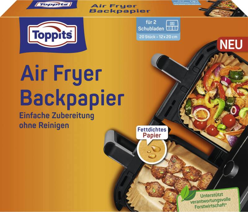 Backpapier Airfryer 12x20