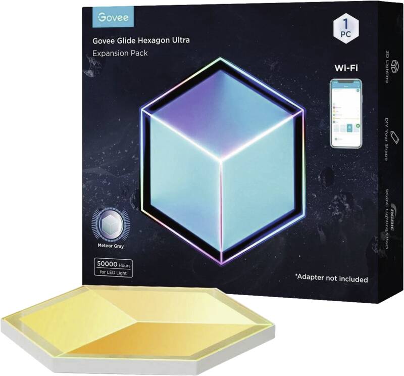 Panelleuchte Glide Hexa Ultra, Erweiterung, 1 Stück