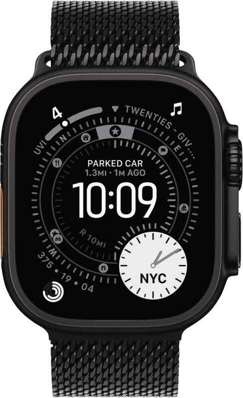 Watch Ultra 3 GPS + Cellular, 49mm, Titan, Gr. S, schwarzes