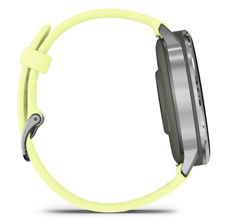 Venu 4 - 45 mm Schnellwechsel-Silikon-Armband 22 mm Zitrone