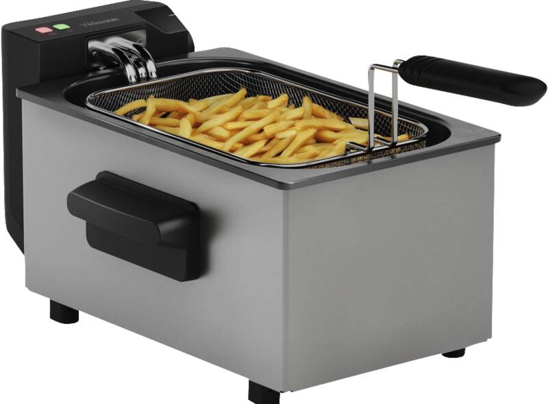 Fritteuse Edelstahl 3 Liter