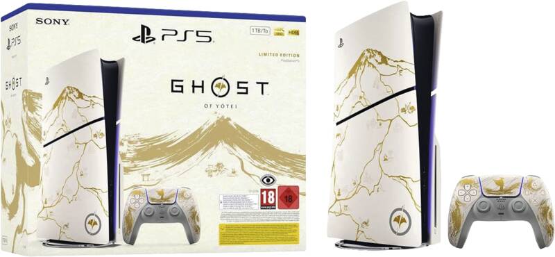PlayStation 5 slim inkl. LW Lim. Edition Ghost of Yotei