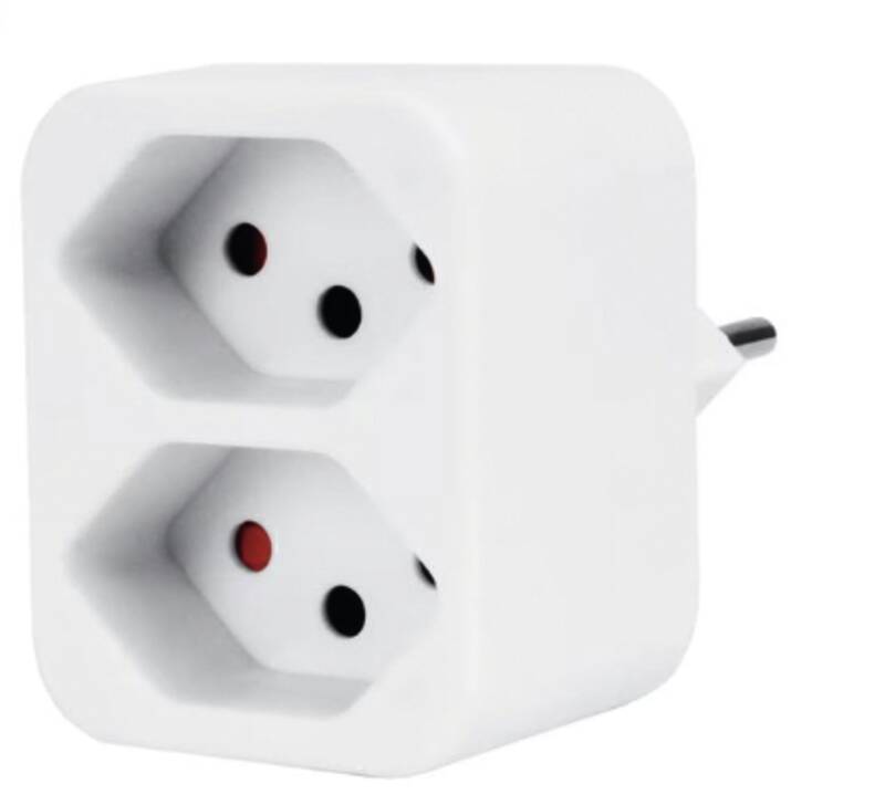 Mehrfachadapter 2xT13 ws