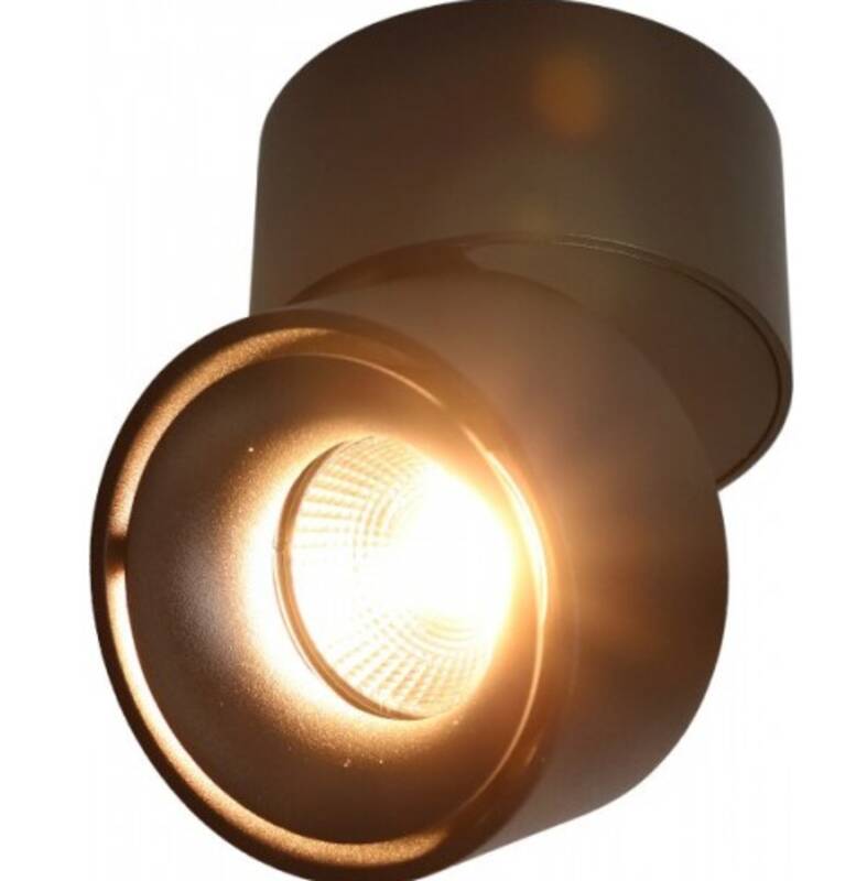 LED-Deckenspot SHINE matt schwarz 3000K 760lm 36°