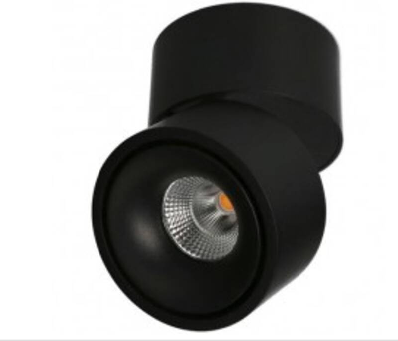 LED-Deckenspot BIG SHINE matt schwarz 3000K 1100lm 36°