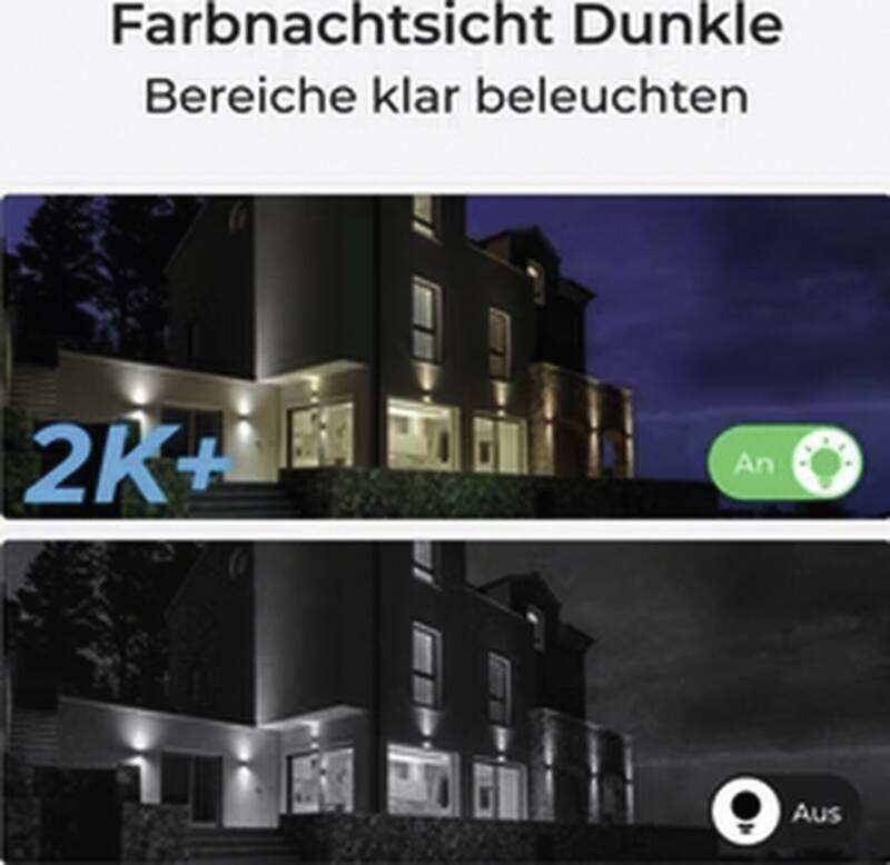 Argus B330 2K+ Wifi Kamera + Solarpanel