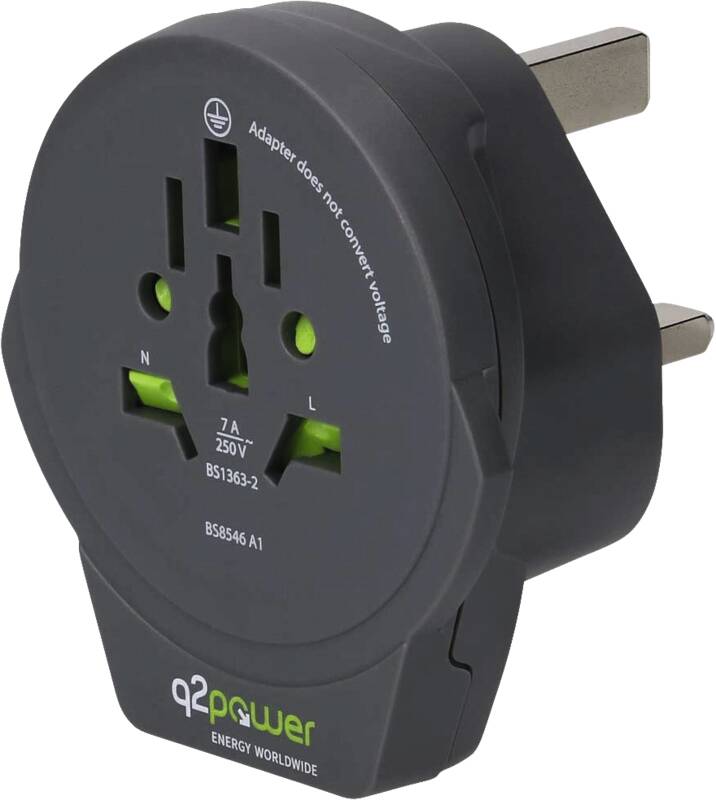Q2 Power Welt Adapter UK - USB