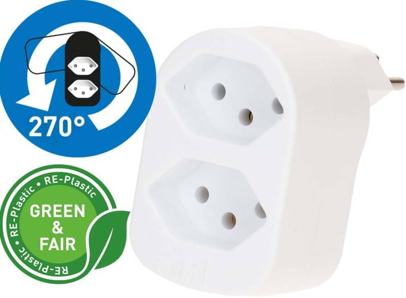 ADAPT 2x Typ 13 weiss drehbar Green+Fair