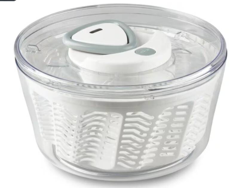 Easy Spin 2 Salatschleuder gross weiss 26 cm
