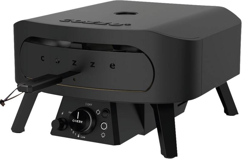 13 inch Pizzaofen CLASSIC ROTATE, BLACK EDITION, Gas 50mbar