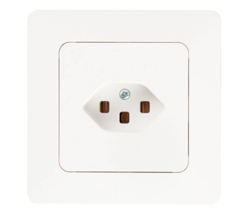 Steckdose 1x Typ 23 UP priamos weiss